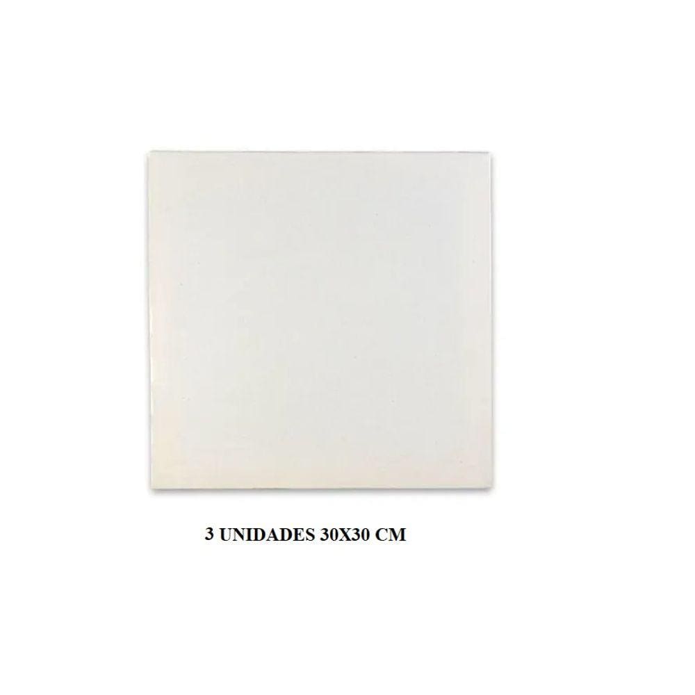 Kit com 3 Telas para Pintura Algodão Tamanho 30x30cm