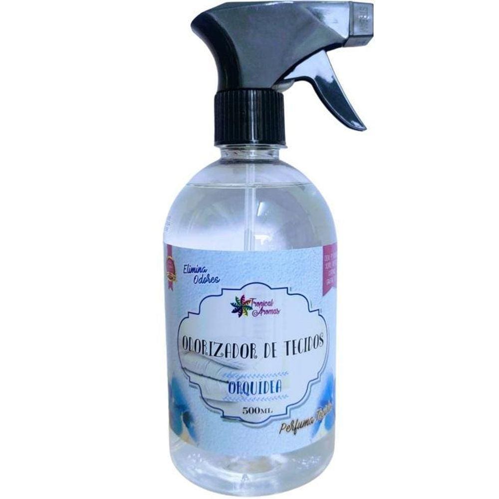 Odorizador De Tecidos Orquídea 500Ml Roupas Sofás Gavetas