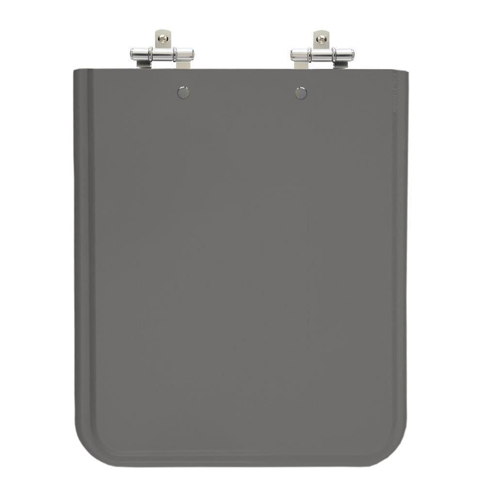 Assento Laqueado Square Cinza Escuro Tampa Para Vaso Incepa