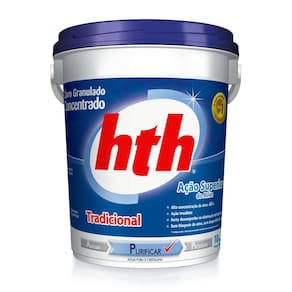 Cloro para Piscina hth Granulado Tradicional Concentrado 10kg