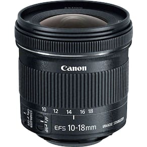 LENTE CANON EF-S 10-18mm F/4.5-5.6 IS STM