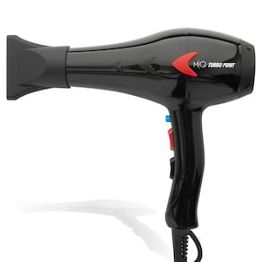 Secador De Cabelo  Profissional Turbo Point Preto 2000w de Potencia 127V MQ Professional