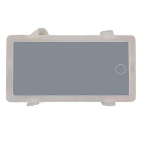 Espelho de Carro Maquiagem Led 3 cores Usb Automovel Sem Fio Quebra Sol Veiculo Branco quente e Frio