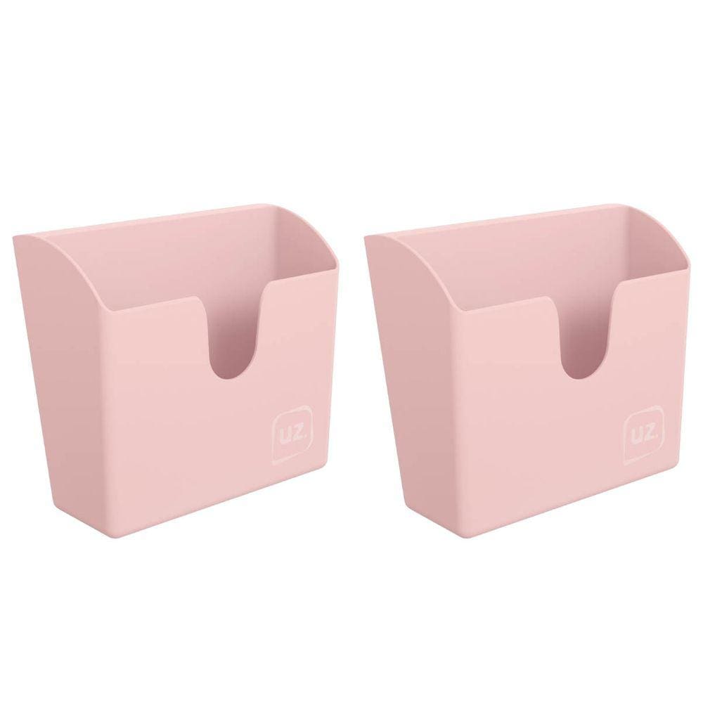 Kit Com 2 Porta Guardanapo Slim Quadrado Plástico Para Mesa Cozinha Bar