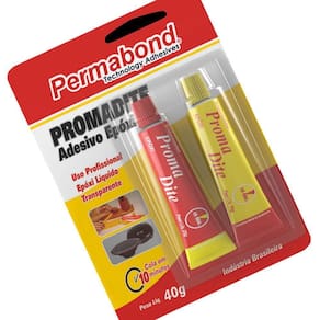 Epóxi Cola 10 Minutos Profissional E Domestico 40g Permabond
