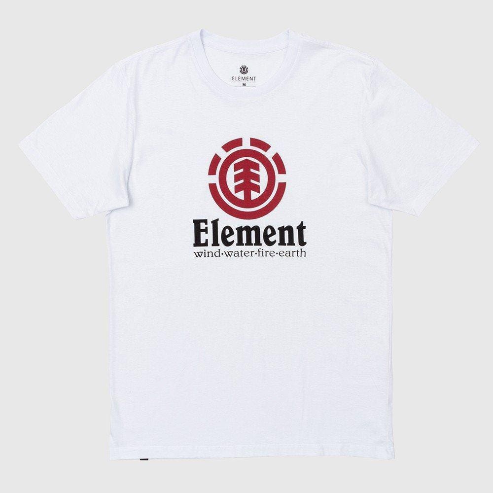Camiseta Element Vertical Perennial Masculina Branco