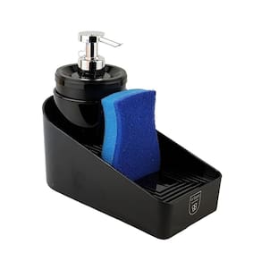 Organizador De Pia Com Dispenser Detergente Porta Esponja Cozinha Preto - 403129 Crippa