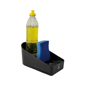 Organizador De Pia Porta Detergente Esponja Bancada Cozinha Preto - 403128 Crippa