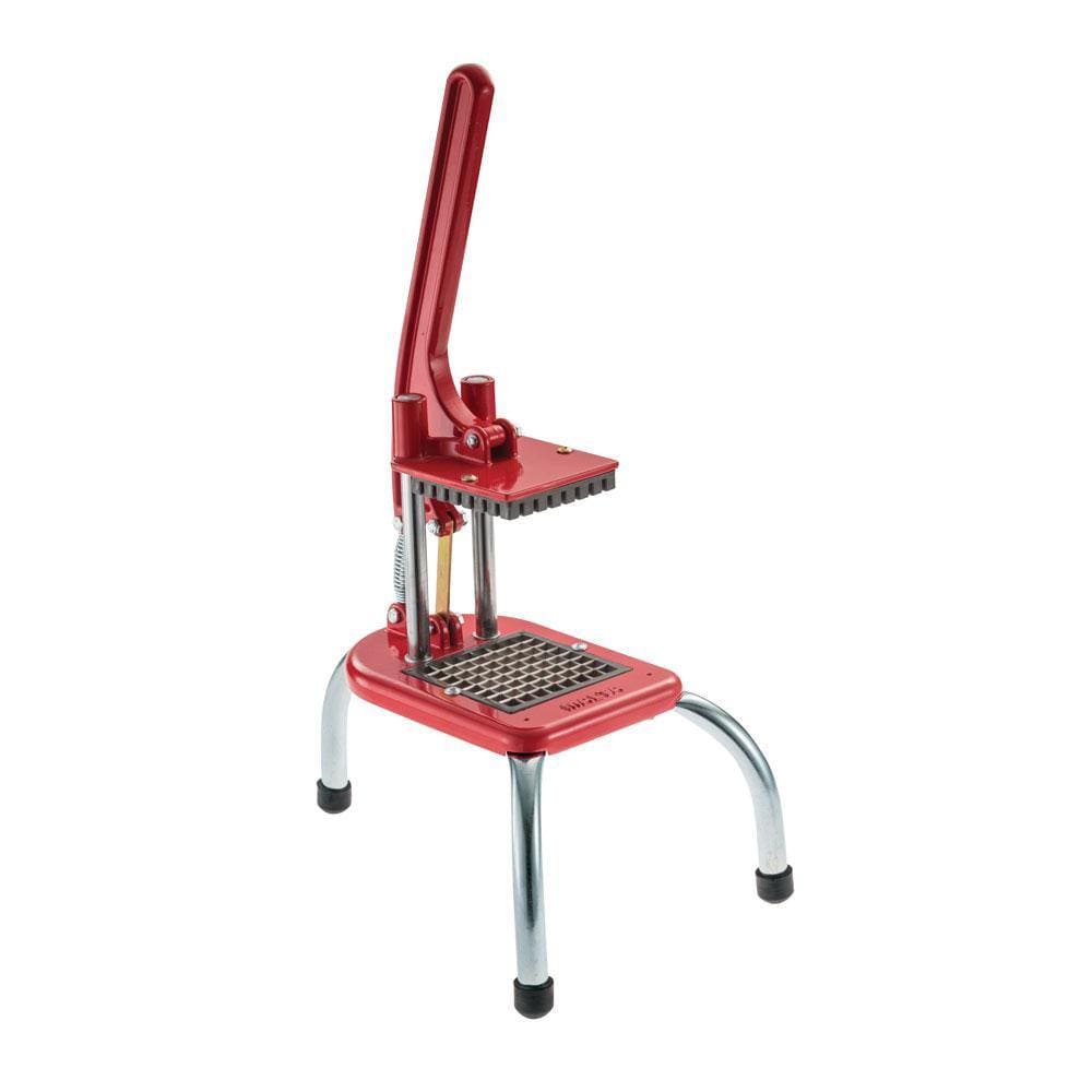 Cortador de Legumes e Batata Frita em Alumínio Pequeno 1x1 cm Doméstico Vermelho 585 - Malta