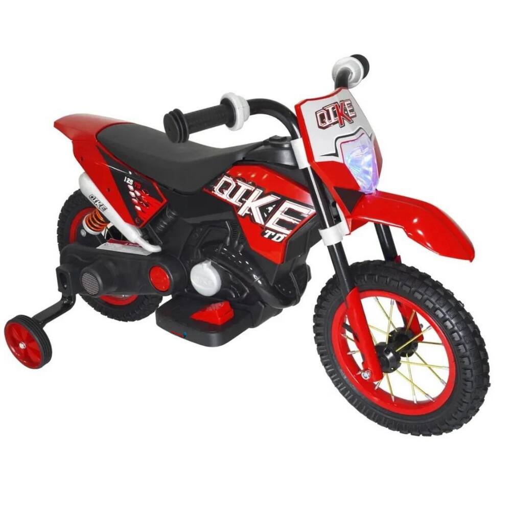 Motocicleta infantil mini moto cross bull motors vermelha bk db08