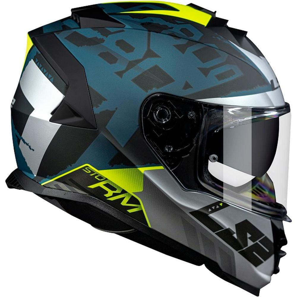 Capacete Ls2 ff800 Storm Sprinter Preto Azul Fosco