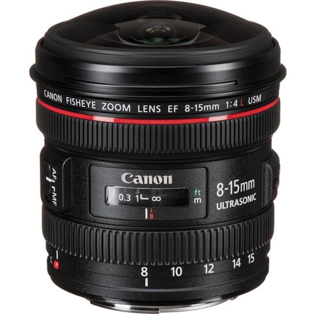 LENTE CANON EF 8-15MM f/4L USM FISH-EYE - OLHO DE PEIXE