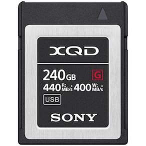 Cartão De Memória Xqd Sony 240Gb G Series - Qd-G240f