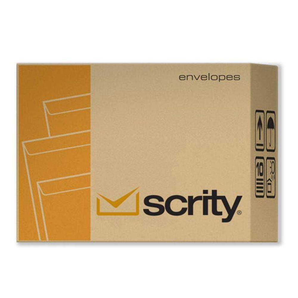 Envelope saco Ouro SKO011 80x115mm caixa com 250 unidades Scrity