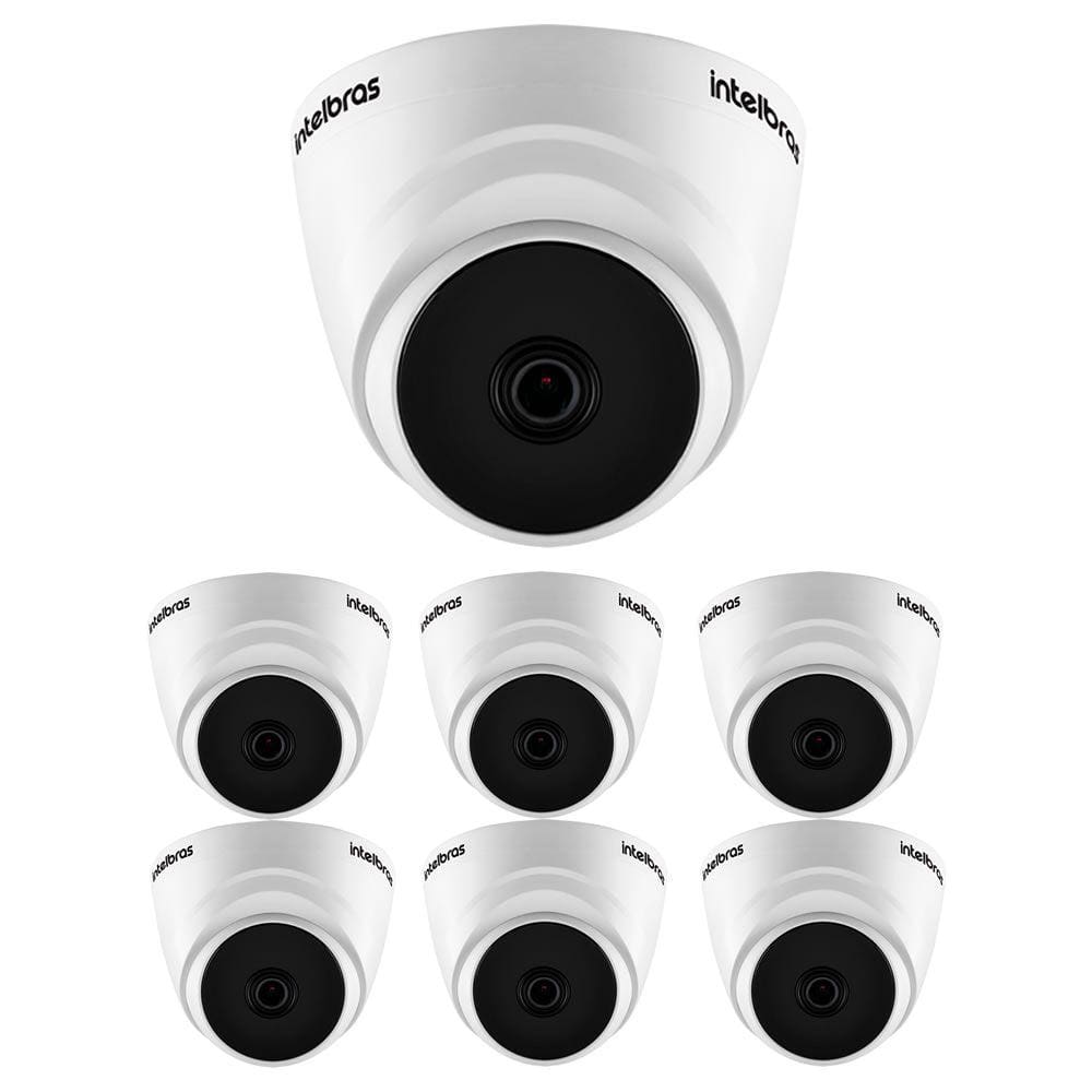 Kit 7 Câmeras HDCVI 5 Megapixels 2.8mm 20m VHD 1520 D Intelbras