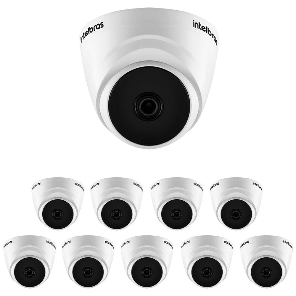 Kit 10 Câmeras HDCVI 5 Megapixels 2.8mm 20m VHD 1520 D Intelbras