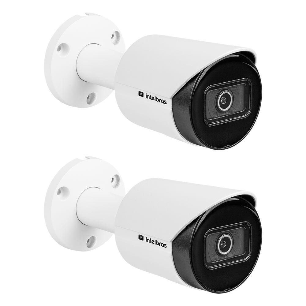 Kit 2 Câmeras IP 8 Megapixels 4K 3.6mm 30m VIP 3830 B Intelbras