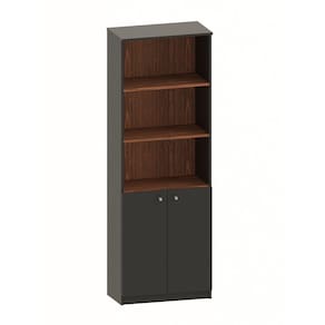 Armario Alto 2 Pts Euro II Dakota/Preto - Casa D