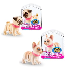Pets Alive - Booty Shakin’ Pups - Pug + Buldog
