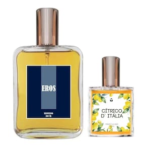 Perfume Masculino Eros 100ml + Cítricos D`Italia 30ml