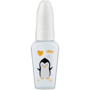 Mamadeira de Bebê Bico Redondo de Silicone Macio 50ml 0 a 3 Meses Chuquinha Neutro Lillo