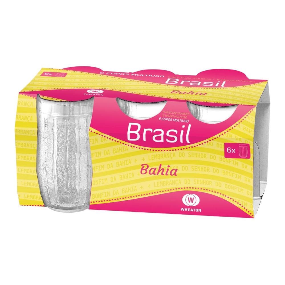 Conjunto 6 Copos Bahia 315Ml Wheaton