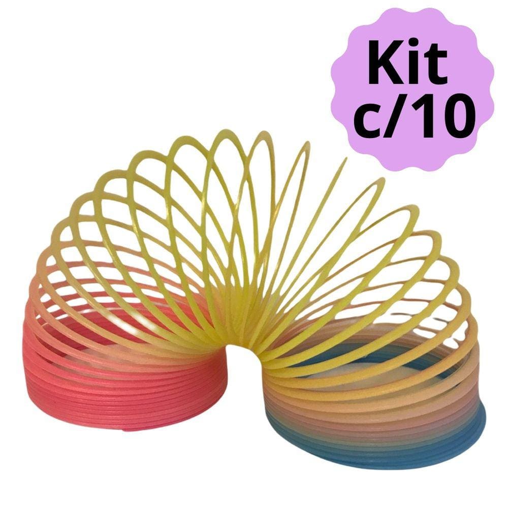 10 Molas Maluca Grande Colorida Brinquedo Sensação