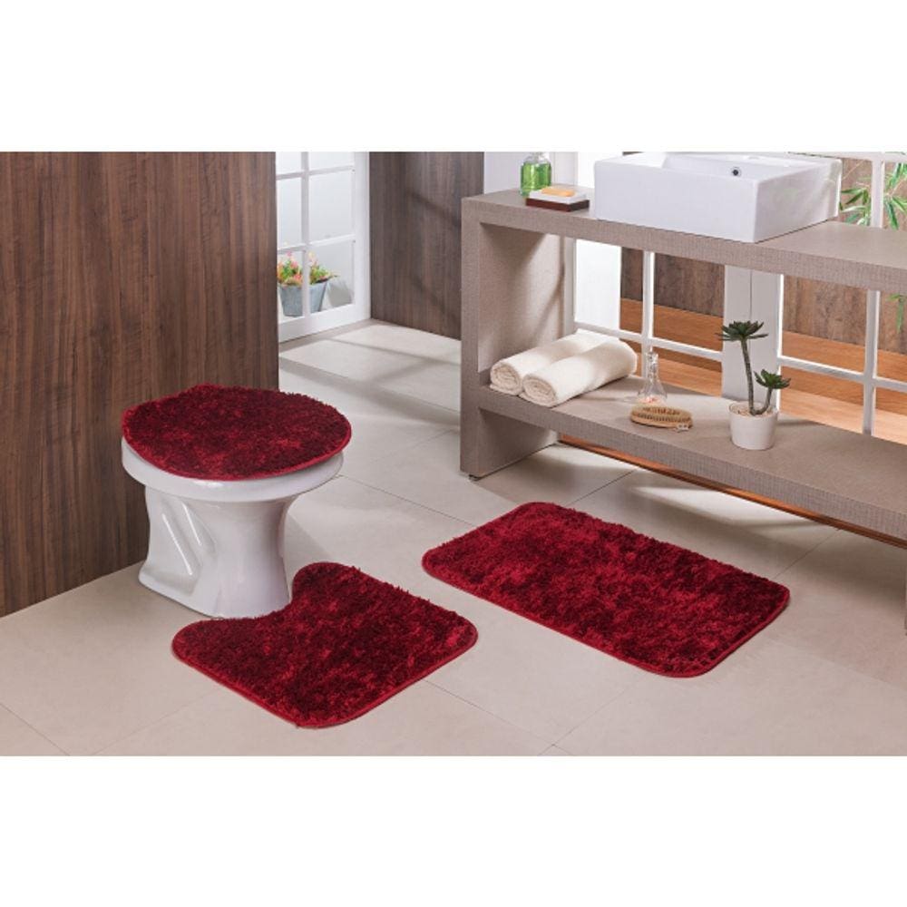 Kit Tapete de Banheiro 3 peças Oasis Classic