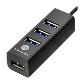 HUB USB 2.0 Bright - 4 Portas - Plug and Play - 0059