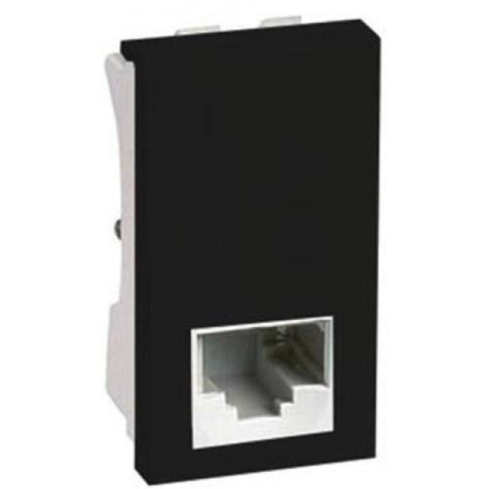 Modulo Entrada Rj11 2 Fios Telefone - Recta Black Gloss