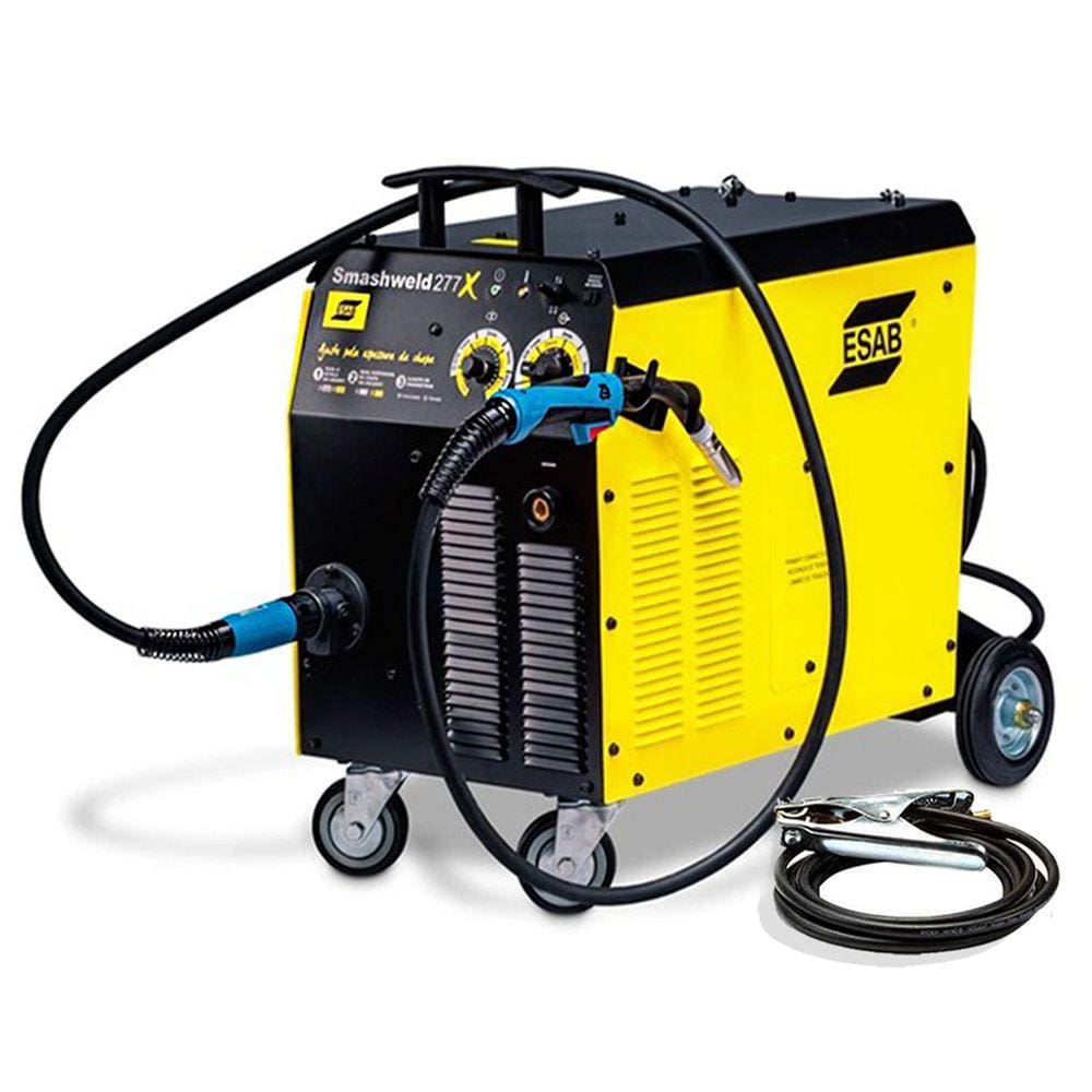 Kit Máquina de Solda Mig Smashweld 277X + Tocha 3mts Tbi Pro 353 Expert Esab