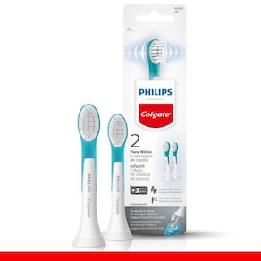 Refil para Escova Elétrica Philips Colgate SonicPro Infantil com 2 unidades