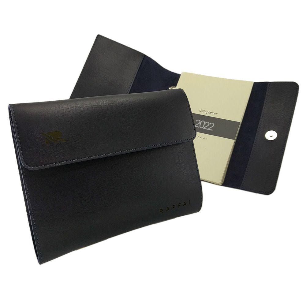 Agenda Planner Raffai 2022 Personalizada Azul Escuro
