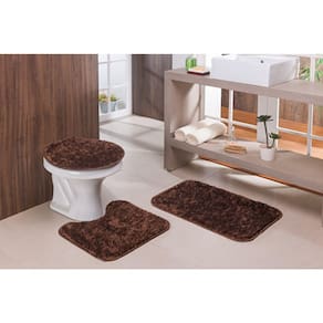 Kit Tapete de Banheiro 3 peças Oasis Classic