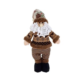 Papai Noel Em Pé Pelúcia Tricô Forest 40cm - Magizi