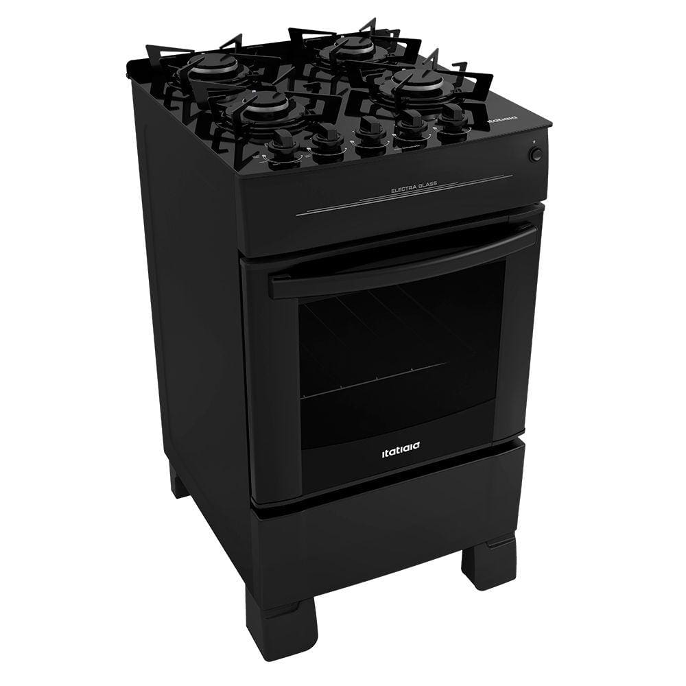 Fogao Cooktop 4 Bocas Itatiaia Preto Bivolt | Pontofrio