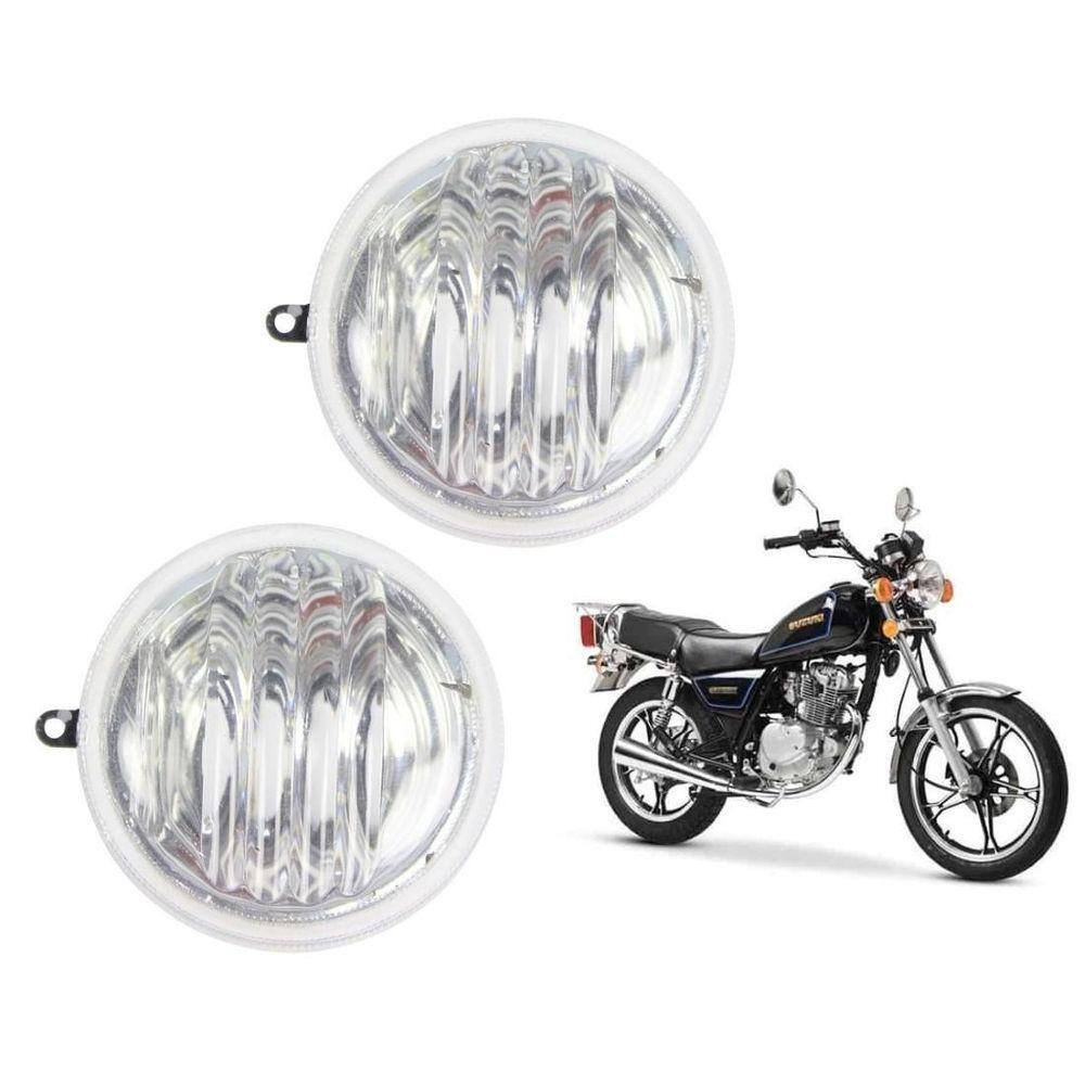 Par Lente Pisca Seta Cristal Intruder 125