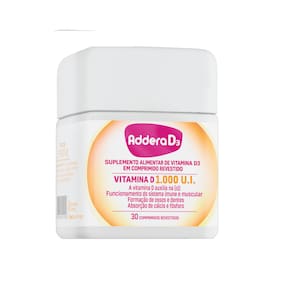 Addera D3 1.000ui com 30 Comprimidos
