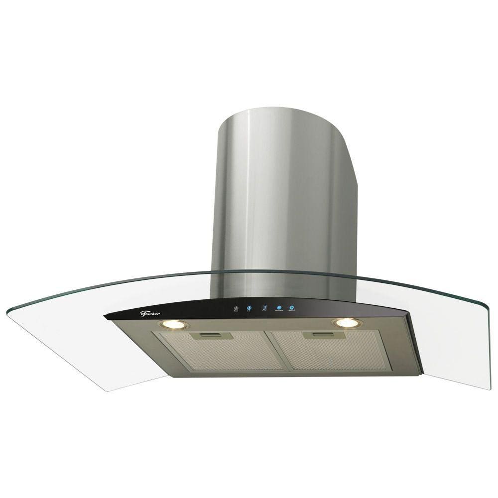 Coifa de Parede Digital Fischer Talent Touch 90cm Inox Escovado 127V