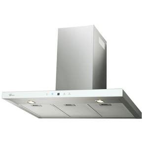 Coifa de Parede Digital Fischer Infinity Touch 90cm Vidro Branco 220V