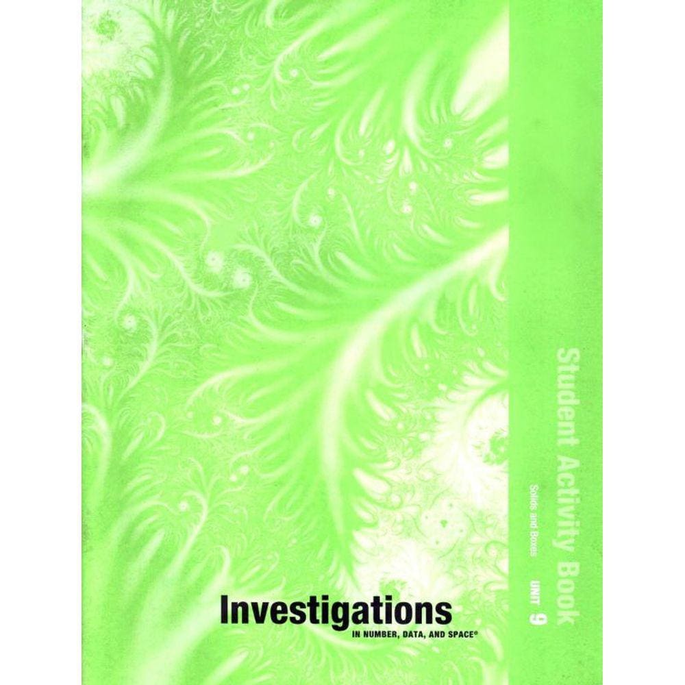 Investigations 2008 Student´S Book Activity Book Grade 3 Bk 9 - 2Nd Ed