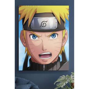 Quadro Decorativo Naruto Símbolo Aldeia Da Folha 23x33cm