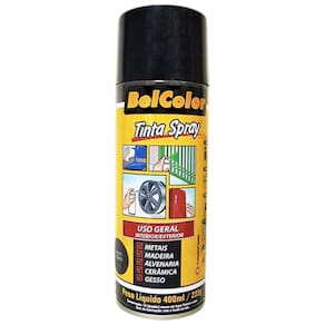 Tinta Spray Alta Temperatura 400ml Preto Beltools