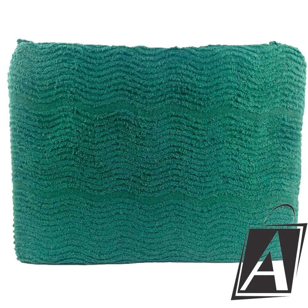 Colcha Chenille Ipanema Casal Verde Musgo