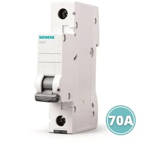 Disjuntor 5Sl11707mb Unipolar 1P Curva C 70A Siemens