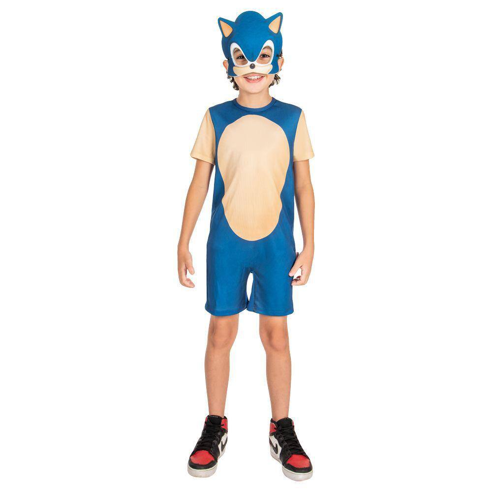 Fantasia Sonic - Dudika Moda Infantil