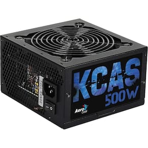 Fonte PC 500W KCAS 80 Plus Bronze, Bivolt, KCAS-500W