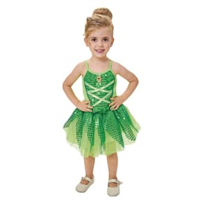 Fantasia Fadinha Verde Infantil com Broche e Tutu