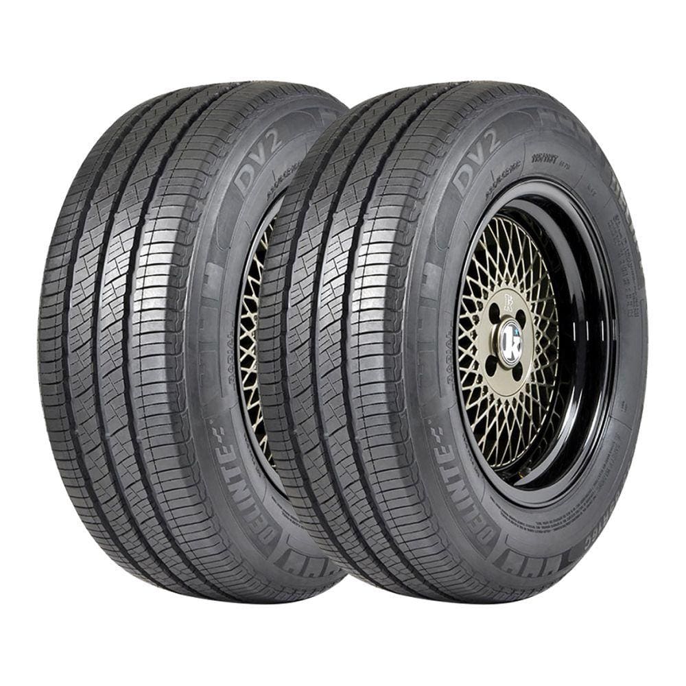 Kit 2 Pneus Delinte Aro 14C 185R14C DV2 8 Lonas 102/100R