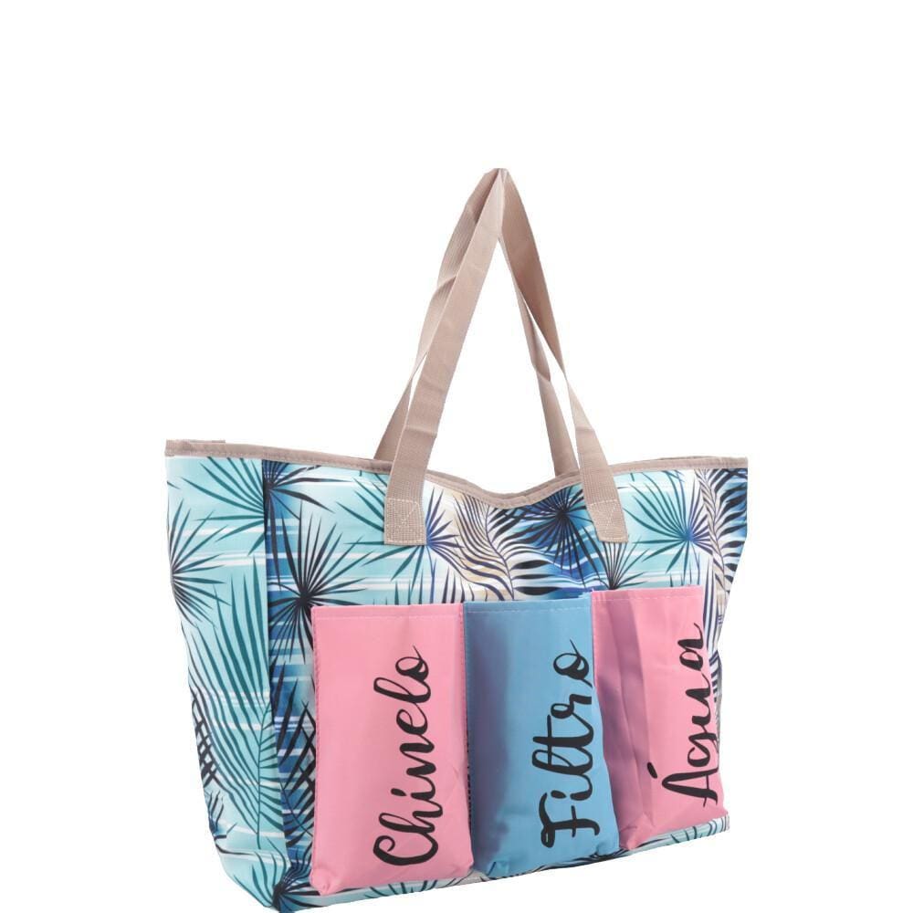 Bolsa de Praia em Nylon Estampado